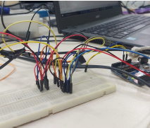 Arduino UNO conectado na protoboard